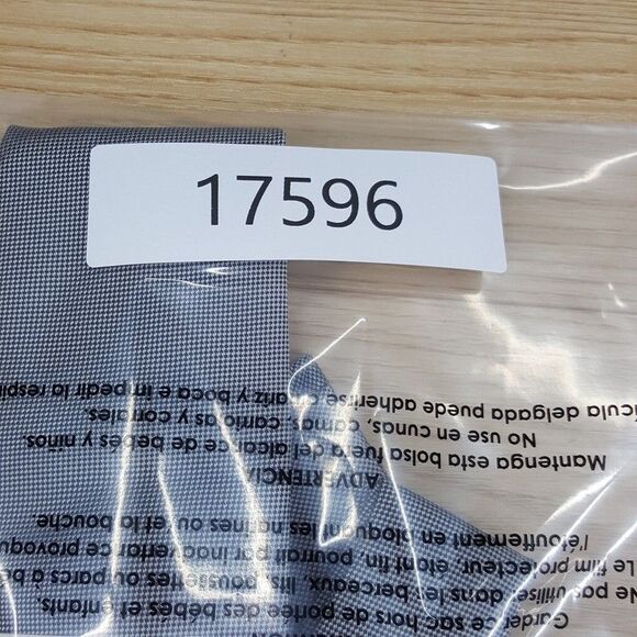 CALVIN KLEIN Mens Neck Tie Gray Micro Print Silk Blend Classic Pointed - Picture 5 of 5